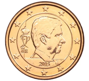 1 евроцент 2015 года Бельгия