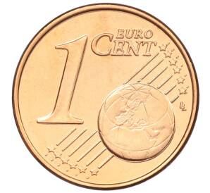 1 евроцент 2012 года Финляндия — Фото №2