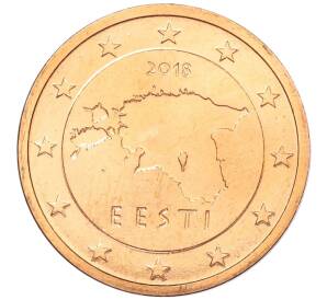 2 евроцента 2018 года Эстония — Фото №1