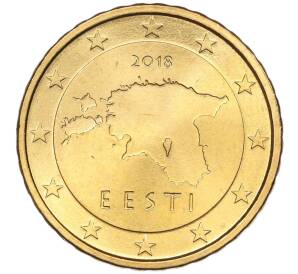 10 евроцентов 2018 года Эстония — Фото №1