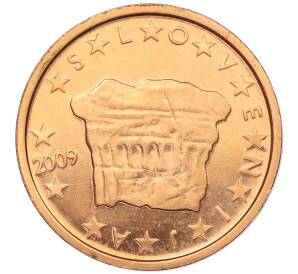 2 евроцента 2009 года Словения — Фото №1