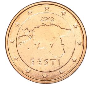 2 евроцента 2012 года Эстония — Фото №1