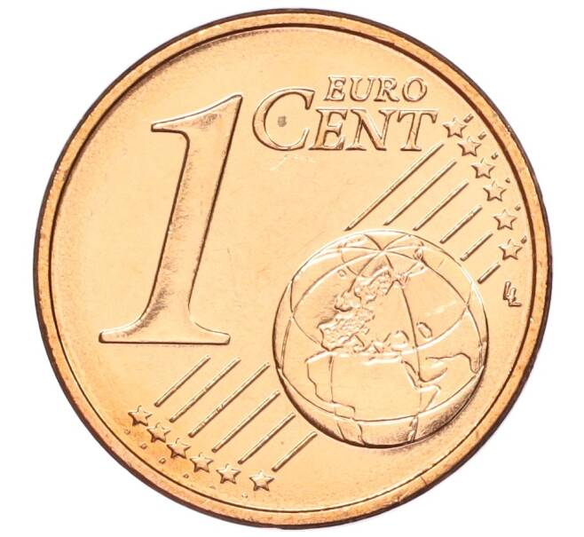 Монета 1 евроцент 2017 года Испания (Артикул M2-60457)
