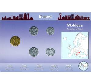 Набор монет 2000-2006 года Молдавия