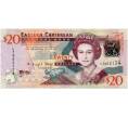 Банкнота 20 долларов 2003 года Восточные Карибы — суффикс L (Сент-Люсия) (Артикул K11-87348)