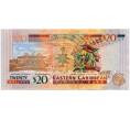 Банкнота 20 долларов 2003 года Восточные Карибы — суффикс L (Сент-Люсия) (Артикул K11-87348)