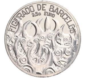 2.5 евро 2016 года Португалия «Португальская этнография — Фигурки из Барселуша» — Фото №1