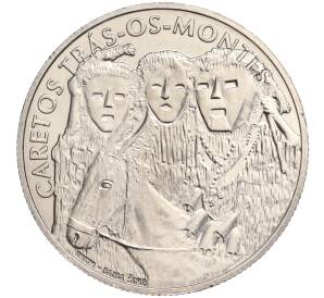 2.5 евро 2017 года Португалия «Португальская этнография — Маска из Траз-уш-Монтиш» — Фото №1