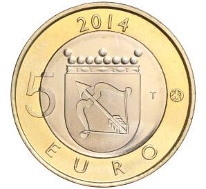 5 евро 2014 года Финляндия «Исторические регионы Финляндии — Животные (Савония)» — Фото №2