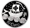 Монета 10 евро 2011 года Ирландия «Брендан Мореплаватель» (Артикул M2-60513)
