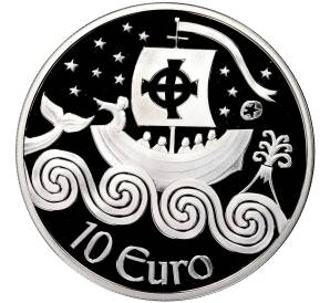 10 евро 2011 года Ирландия «Брендан Мореплаватель»
