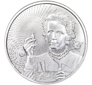 2 доллара 2023 года Ниуэ «Иконы вдохновения — Мария Кюри»