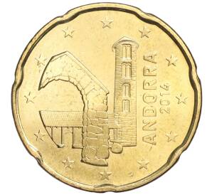 20 евроцентов 2014 года Андорра — Фото №1