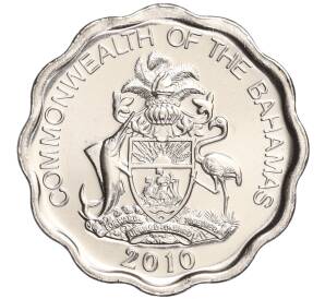 10 центов 2010 года Багамские острова — Фото №2