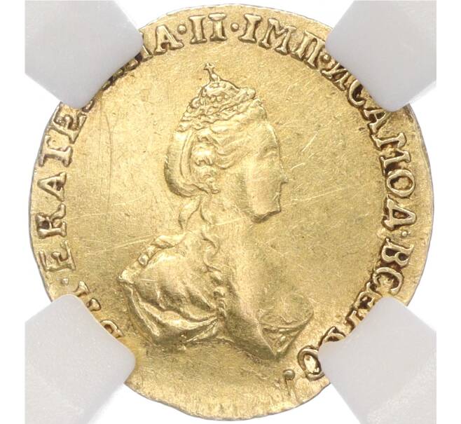 Монета 1 рубль 1779 года Для дворцового обихода — в слабе ННР (AU details) (Артикул: M1-50266) — Фото №1