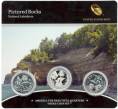 Набор из 3 монет 1/4 доллара (25 центов) 2018 года США «Национальные парки — №41 Национальное побережье живописных камней» (Артикул M3-1085)
