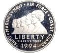 Монета 1 доллар 1994 года Р США «Мемориал женщинам на военной службе» (Артикул M2-60662)