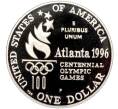 Монета 1 доллар 1996 года Р США «X летние Паралимпийские игры 1996 в Атланте — Гонки на колясках» (Артикул M2-60664)