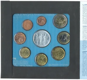 Годовой набор монет евро 2003 года Сан-Марино