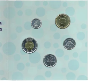 Подарочный годовой набор монет 2018 года Канада «На день рождения»