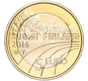 5 евро 2016 года Финляндия «Спорт — Легкая атлетика» — Фото №2