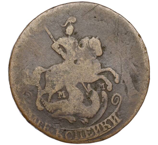 Монета 2 копейки 1766 года ММ (Артикул M1-50379)