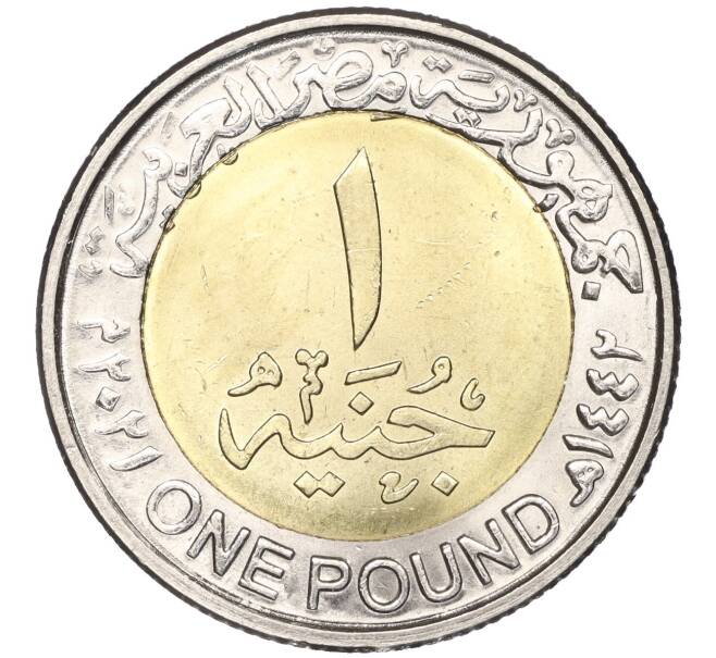 Монета 1 фунт 2021 года Египет «Золотой парад фараонов» (Артикул M2-60761)