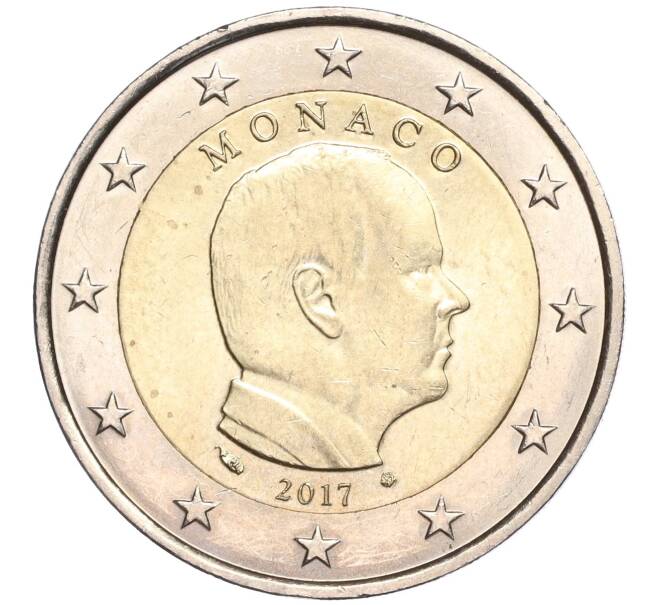 Монета 2 евро 2017 года Монако (Артикул M2-60818)