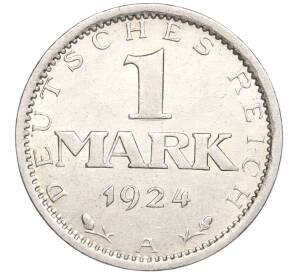 1 марка 1924 года А Германия — Фото №1