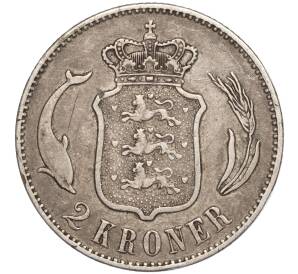 2 кроны 1876 года Дания — Фото №1