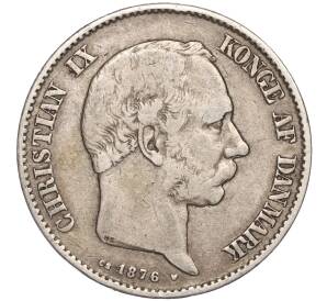 2 кроны 1876 года Дания — Фото №2