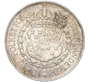 1 крона 1926 года Швеция — Фото №2