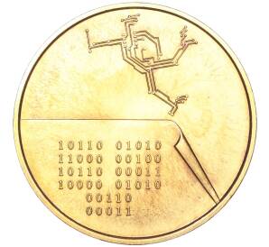 1000 форинтов 2002 года Венгрия «Меркурий» (Полая монета-контейнер)