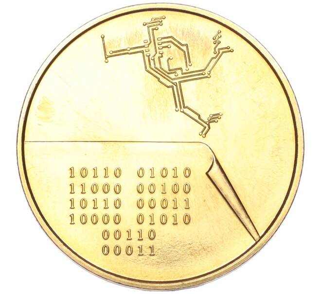 Монета 1000 форинтов 2002 года Венгрия «Меркурий» (Полая монета-контейнер) (Артикул M2-60946)