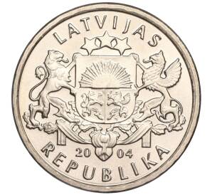 1 лат 2004 года Латвия «Мальчик с пальчик» — Фото №2