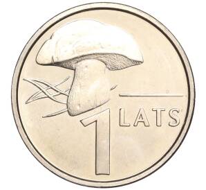 1 лат 2004 года Латвия «Гриб» — Фото №1