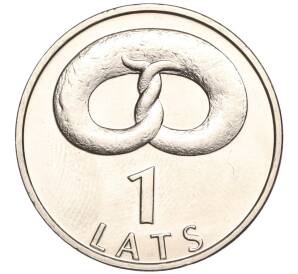 1 лат 2005 года Латвия «Крендель» — Фото №1