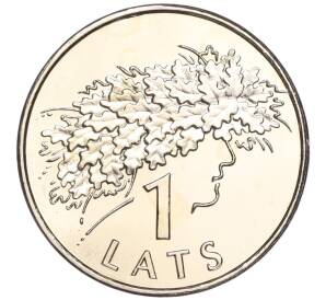 1 лат 2006 года Латвия «Дубовый венок» — Фото №1