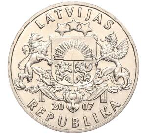 1 лат 2007 года Латвия — Фото №2