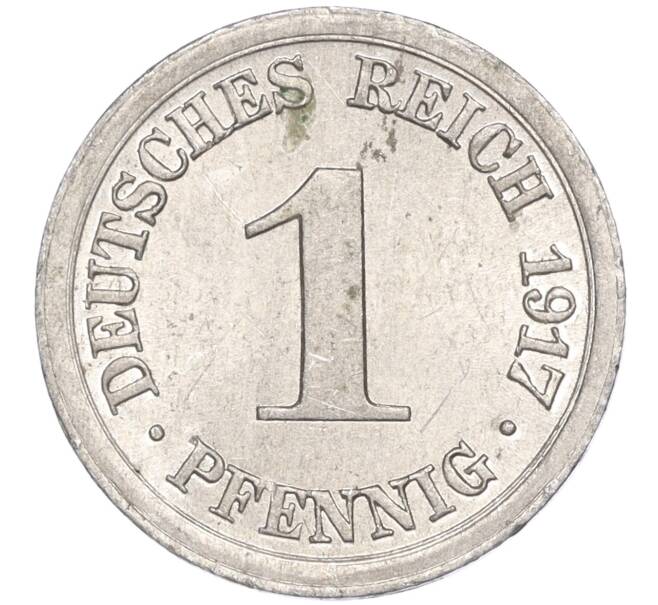 Монета 1 пфенниг 1917 года E Германия (Артикул K27-82729)