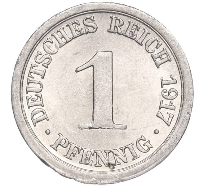 Монета 1 пфенниг 1917 года E Германия (Артикул K27-82738)
