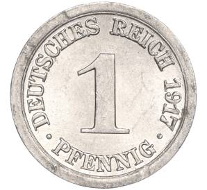 1 пфенниг 1917 года E Германия