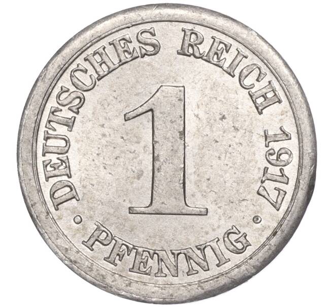 Монета 1 пфенниг 1917 года E Германия (Артикул K27-82749)