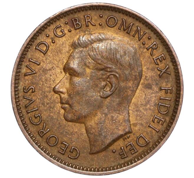 Монета 1 фартинг 1950 года Великобритания (Артикул M2-61115)