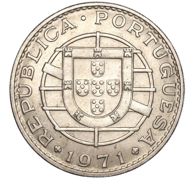 Монета 20 эскудо 1971 года Португальское Сан-Томе и Принсипи (Артикул: K27-82946) — Фото №2
