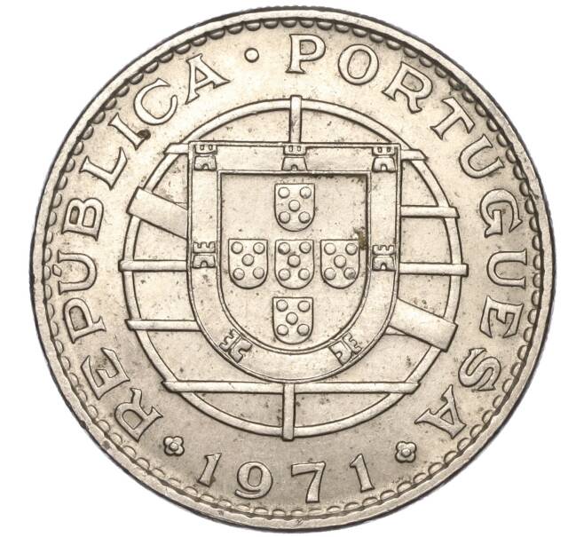 Монета 20 эскудо 1971 года Португальское Сан-Томе и Принсипи (Артикул: K27-82956) — Фото №2