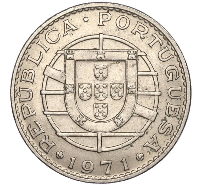 Монета 20 эскудо 1971 года Португальское Сан-Томе и Принсипи (Артикул: K27-82959) — Фото №2