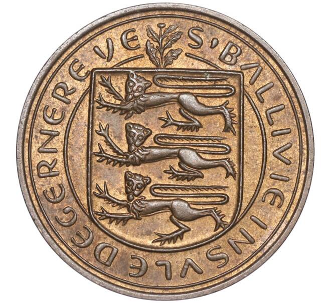 Монета 8 дублей 1956 года Гернси (Артикул K27-82974)