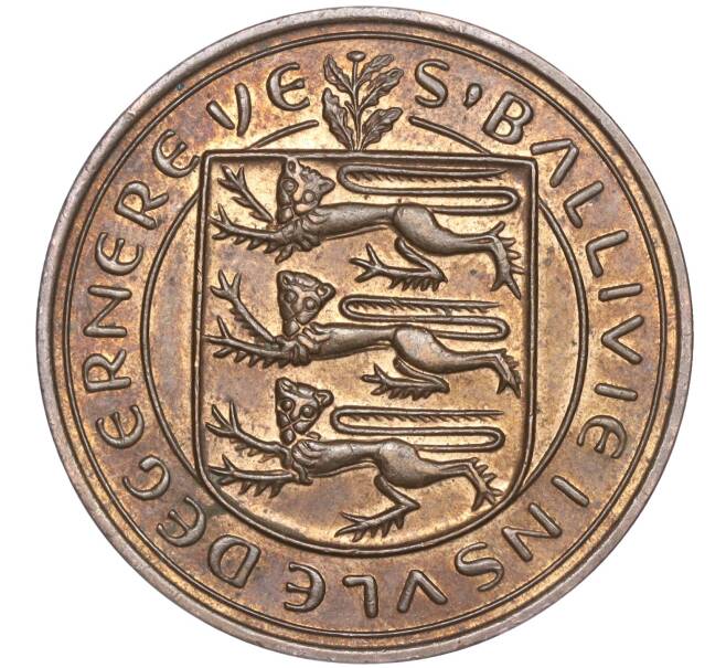Монета 8 дублей 1956 года Гернси (Артикул K27-82983)