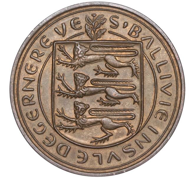 Монета 8 дублей 1956 года Гернси (Артикул K27-82985)